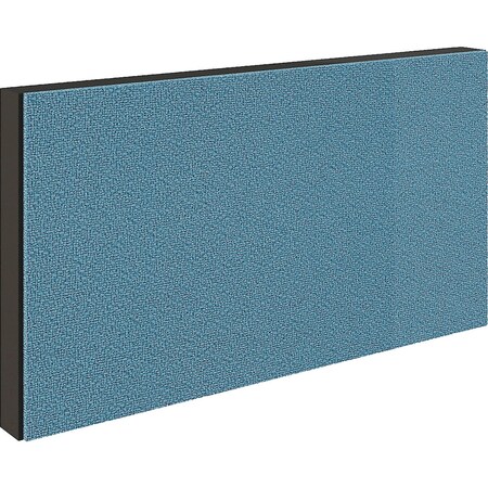 Global Industrial Modular Partition Stacking Panel with Fabric, 30W x 16H, Blue 695909SBL
